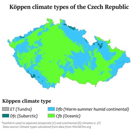 Online kaart van tsjechië google maps. Tsjechische republiek klimaat kaart - Tsjechië klimaat ...