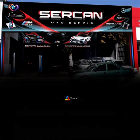 Sercan Auto Service Brand And Logo Designed By Murat TovaÇ Tesla Electric