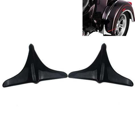 Buy New Motorcycle Black One Pair Rear Fender Accents