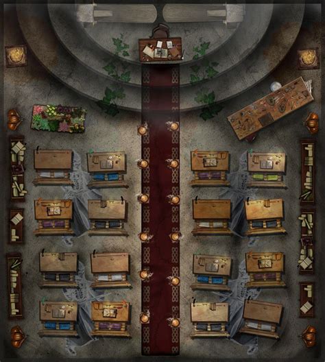 Classroom Tabletop Rpg Maps Dungeon Maps D D Maps