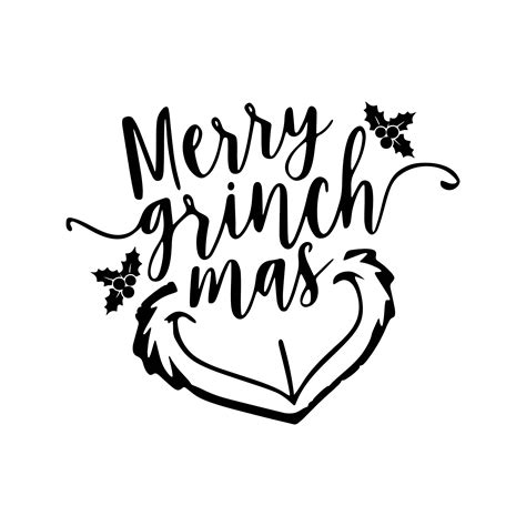 Merry Grinchmas Decal Files Cut Files For Cricut Svg Png Etsy