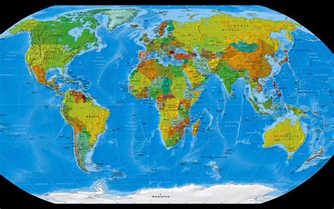 High Quality World Map Images Hd