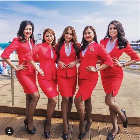 Pramugari Airasia Indonesia Pramugariairasia • Instagram Photos And