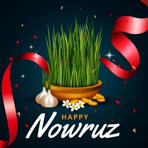 Free Vector Realistic Happy Nowruz Concept Nowruz Nowruz Card New