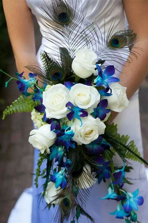 Peacock Wedding Bouquet Im Getting Married Pinterest