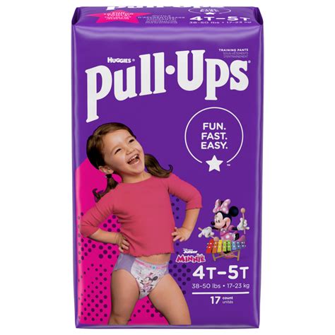 Save On Huggies Pull Ups Learning Designs Training Pants Girls 4t 5t