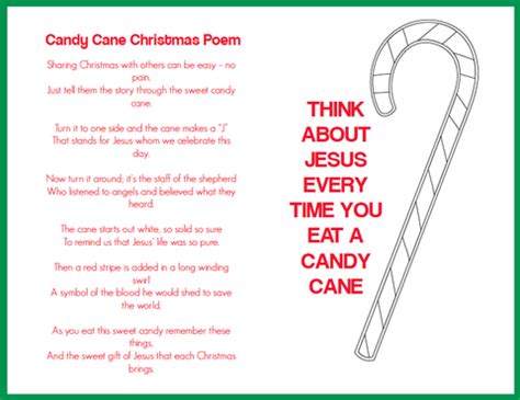 (woo) your love is brighter than a. Candy Cane Christmas Poem | Christmas poems, Candy cane poem, Candy cane