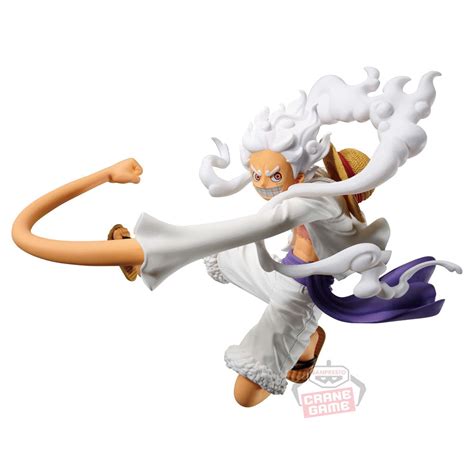 One Piece Monkey D Luffy Gear 5 Figurine Battle Record Collection