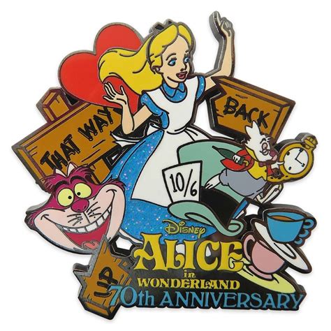 Alice In Wonderland 70th Anniversary Pin Limited Release Released