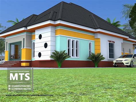 3 Bedroom Bungalow Modern And Contemporary Nigerian