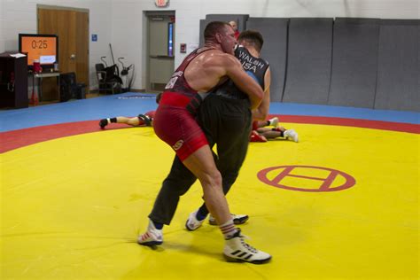 All Marine Wrestling Team Prepares For The Olympic Trials Marine