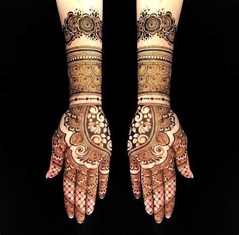 Wow How Stunning Is This Realbrides Mehndi Design Created By Jaya