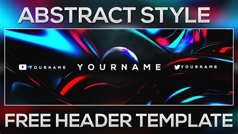 Your twitter header is one of the most important aspects of your twitter profile. Abstract Style Twitter Header Template! ( FREE PSD) - YouTube