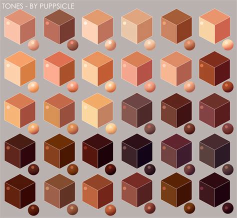Skin Tone Cubes Free To Use By Puppsicle On Deviantart