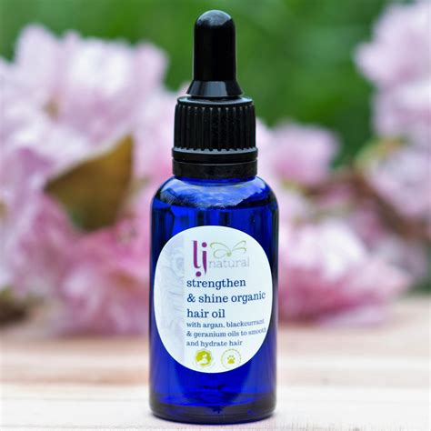 strengthen and shine organic hair oil lj natural beauty