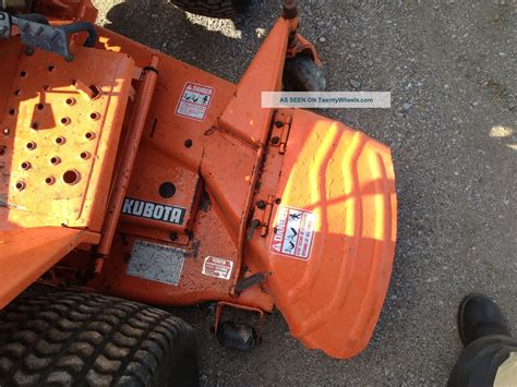Kubota B7200 Compact Diesel Tractor With Belly Mower Excellent Shape