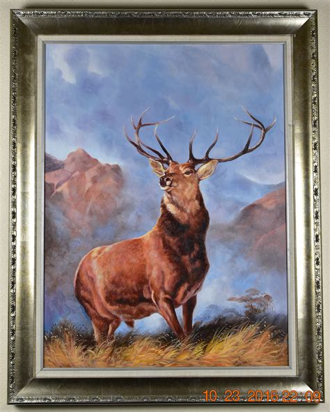 Monarch Of The Glen Painting For Sale Touch Paint