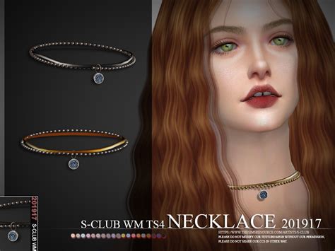 The Sims Resource S Club Ts4 Wm Necklace 201917