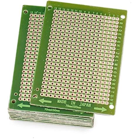 10pcs 50mm X 70mm Copper Strip Stripboard Pcb Printed Circuit Board