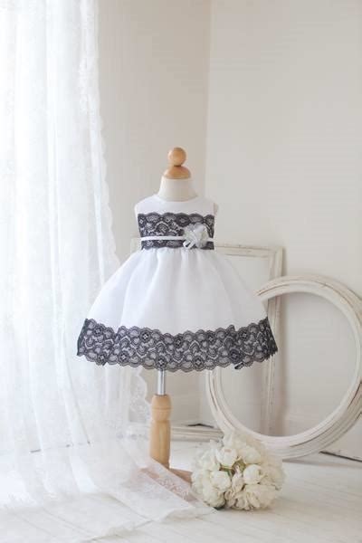 White And Black Baby Girl Dresses On Sale