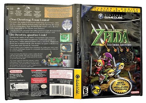 Buy The Legend Of Zelda Four Swords Adventures Players Choice For Nintendo Gamecube Used