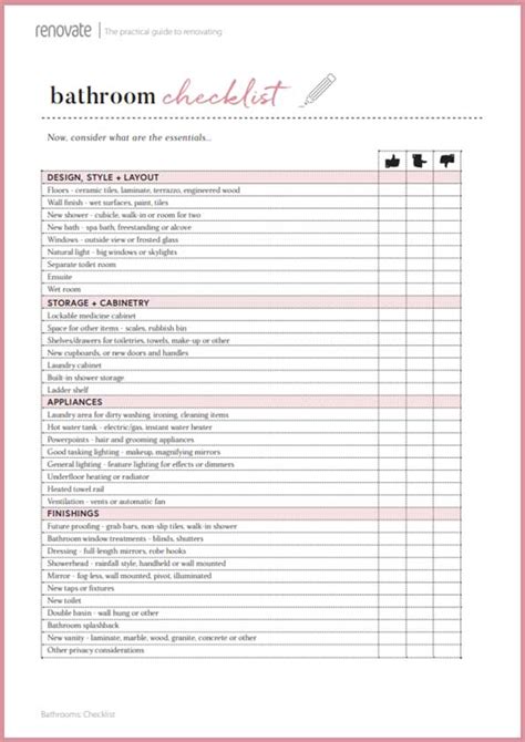 Bathroom Planning Checklist Inspiration And Advice