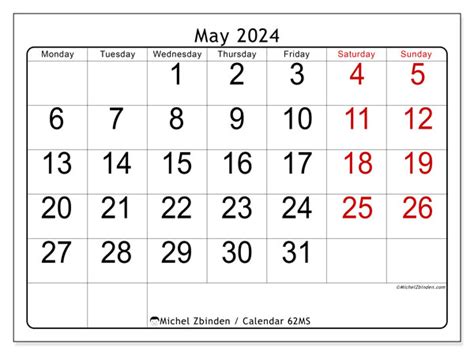 Calendar May 2024 62ms Michel Zbinden Za