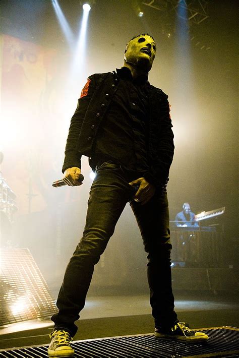 Corey Taylor Of Slipknot Performs On Stage At Hammersmith Apollo On