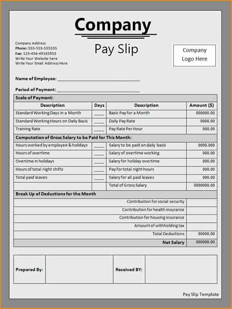 Whether it's an office or business, a school, college or university, some construction site or medical center, you. 9+ australian payslip template | Simple Salary Slip