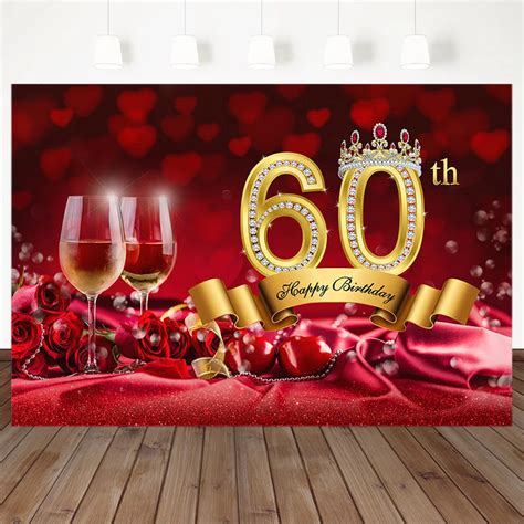 60th Birthday Background