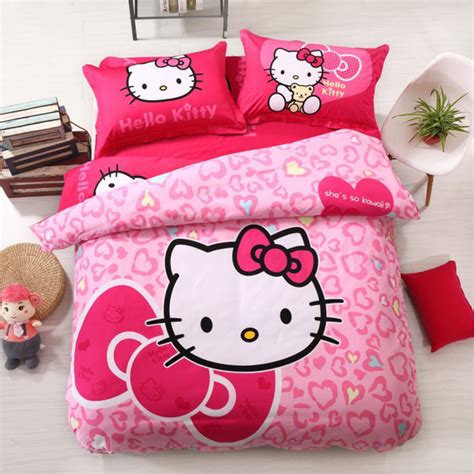 This set from lambs & ivy includes a comforter, bumper, dust ruffle, fitted sheet and diaper stacker. Hello Kitty Bedding Sets Model 16 | EBeddingSets