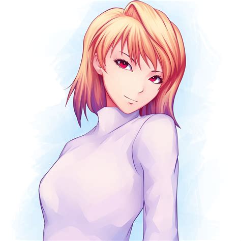 1055482 Illustration Long Hair Anime Anime Girls Sweater