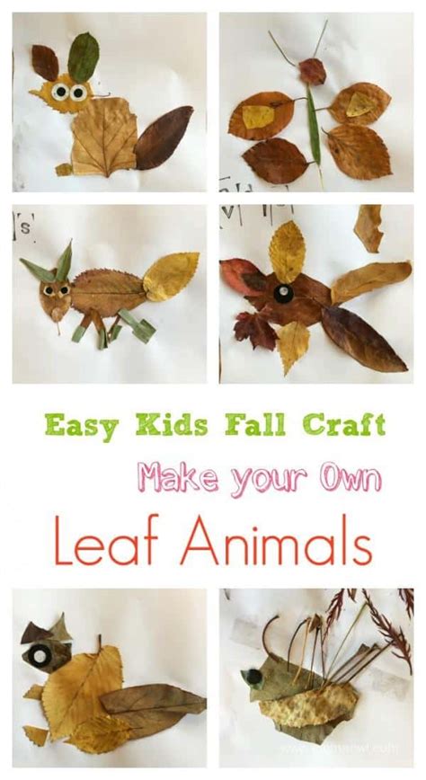 Leaf Animal Craft For Kids Emma Owl