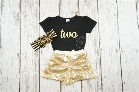 Black And Gold First Birthday Outfit Glitter Gold Birthday Shirt