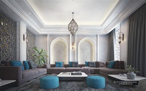 Arabic Modern Interior On Behance Luxury House Interior Design