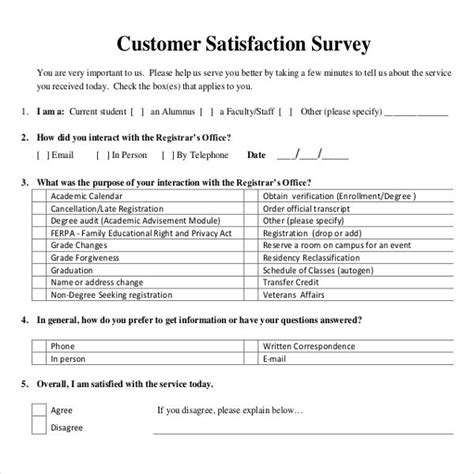 Survey 23 Examples Format Pdf Examples