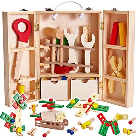Buyger Holz Werkzeugkoffer Für Kinder Spielzeug Test 2023