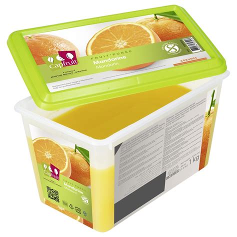 Mandarin Freeze Puree 100 1kg Capfruit