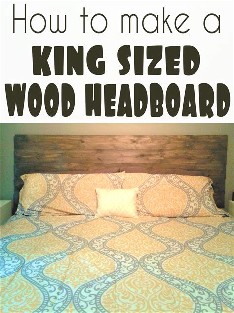 After that, tuck the edges under and staple the fabric in place. How to make a king sized wood headboard | Rustic headboard diy, Headboard diy easy, Diy wood ...