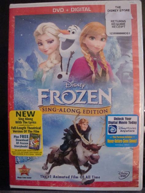 Points can be redeemed for products, collectibles, disney experiences, and travel opportunities. Frozen Sing-Along version DVD (Includes Digital Copy) new ...