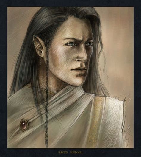 Elrond Character Portraits Character Art Tolkien Gateway Male Elf