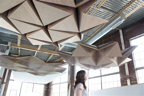Koninklijke golfclub oostende in the netherlands. Design firm RVTR builds sound-shaping mechanical ceiling ...