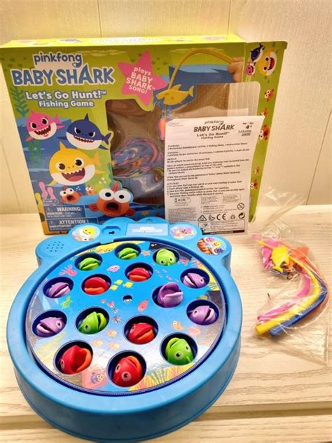 Pinkfong Baby Shark Lets Go Hunt Musical Fishing Game Hobbies And Toys