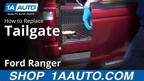 How To Replace Tailgate 98 12 Ford Ranger Youtube