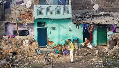 Indian Slums And Areas Inhabited By Poor Editorial Stock Image Image