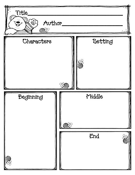 Story Elements Graphic Organizer Worksheets Gambaran