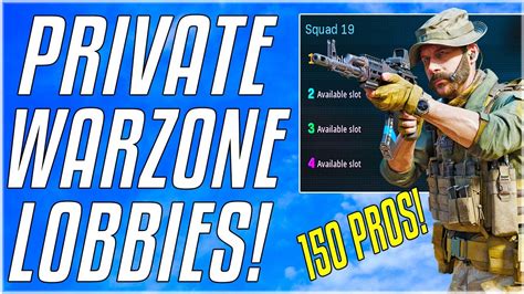 Warzone Private Lobby Vs 150 Pros Latest Update Brings Custom Matches