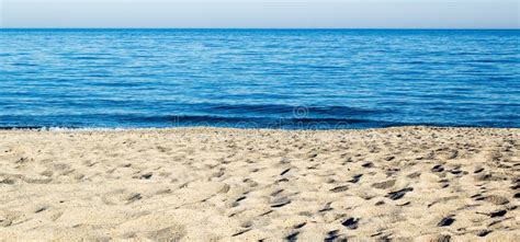 Sandy Beach And Sun Stock Image Image Of Orange Ocean 46129609