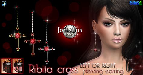 Sims 4 Ccs The Best Cross Necklaces And Earrings By Jomsims