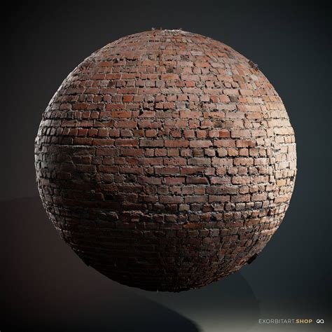 Scanned Seamless Red Brick Wall Pbr Texture